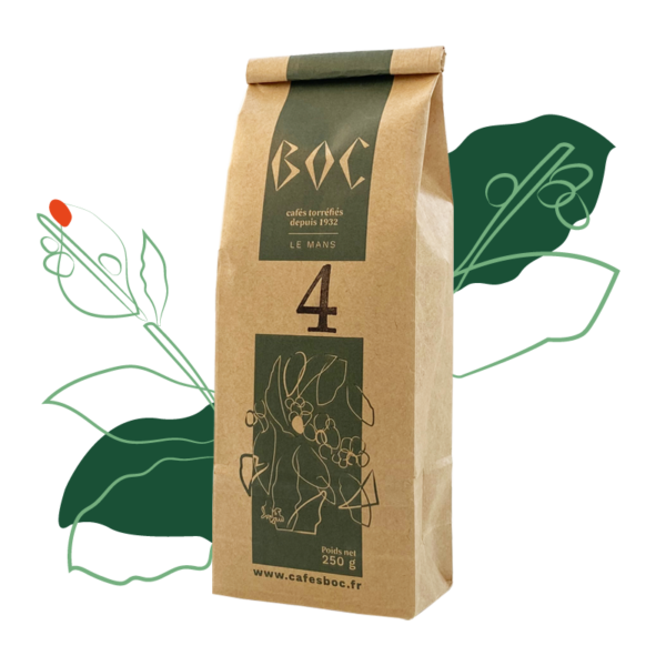 Boc 4, notre café arabica best-seller de la boutique